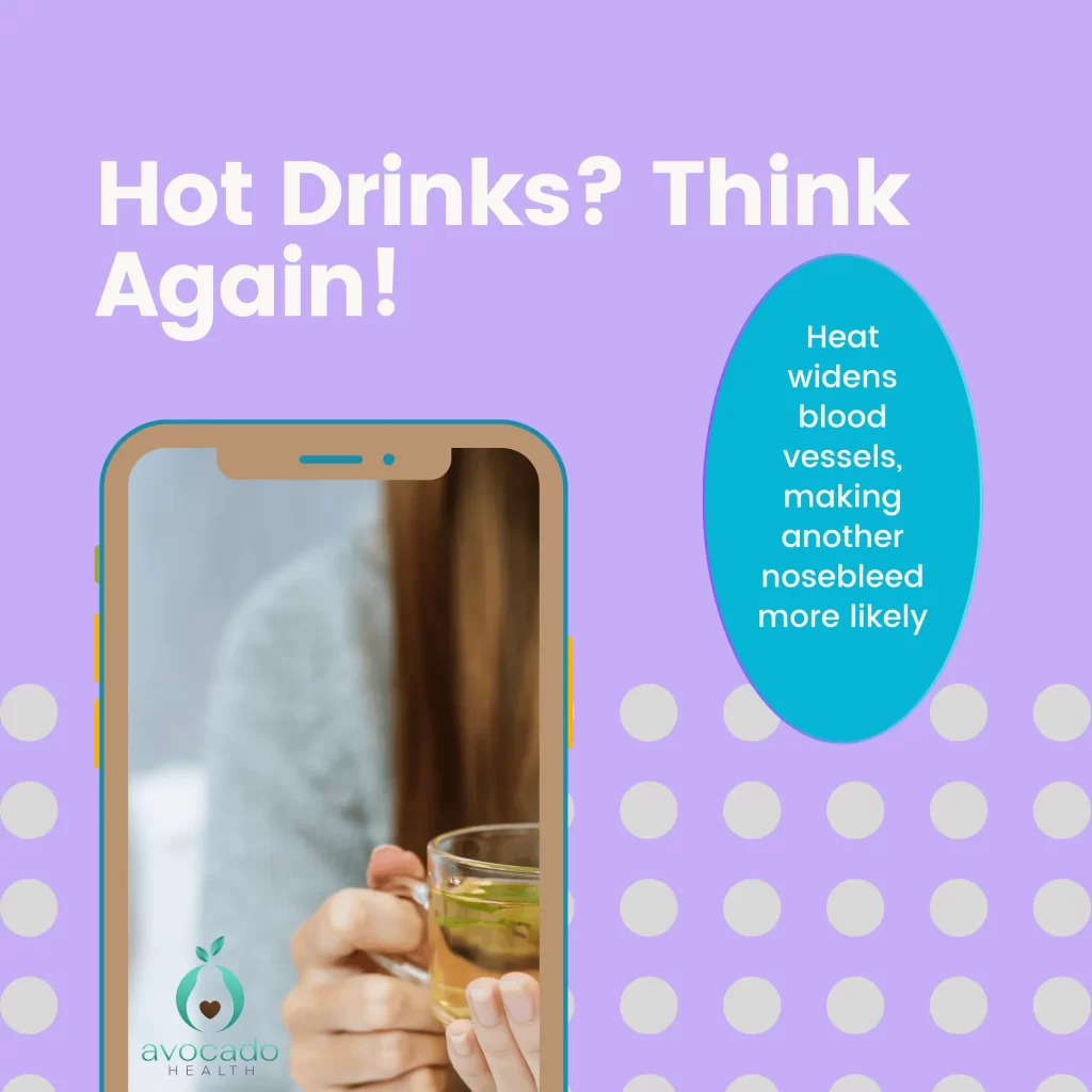 What not to do after a nosebleed