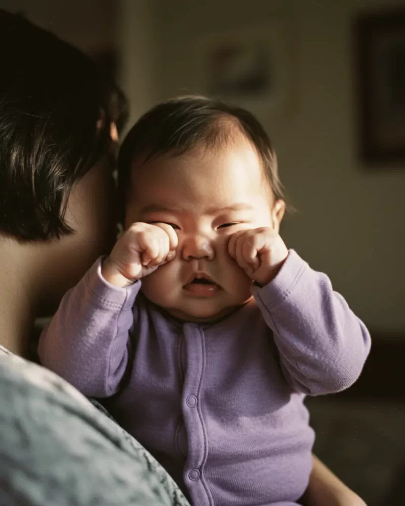 Is Baby Rubbing Eyes A Milestone