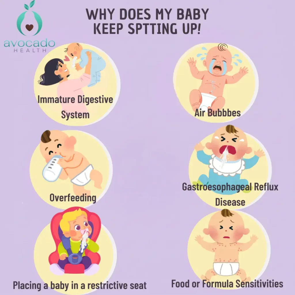 why does my baby keep spitting up