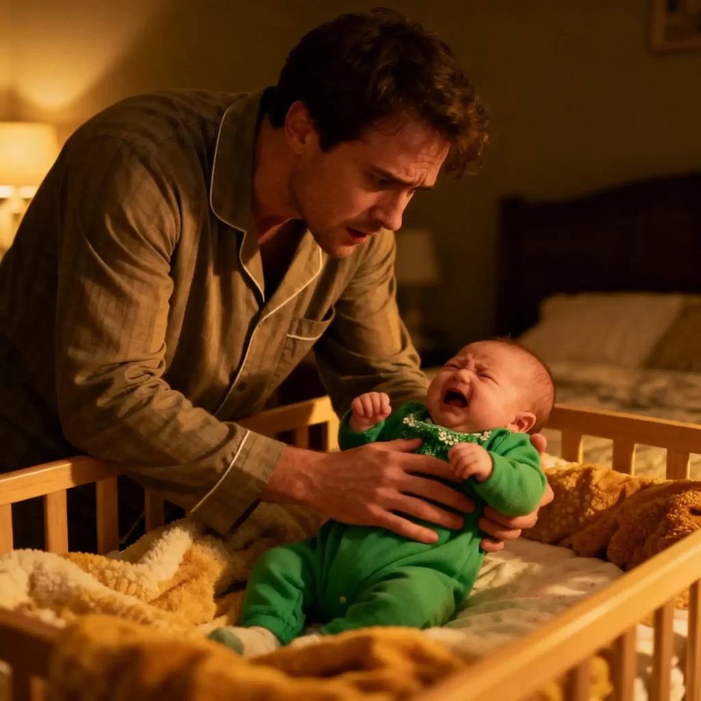 Should I pick my baby up when grunting, or Should I ignore it