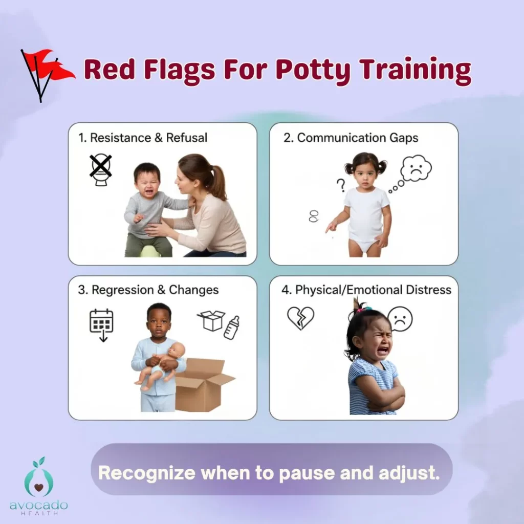 What Is A Red Flag For Potty Training
