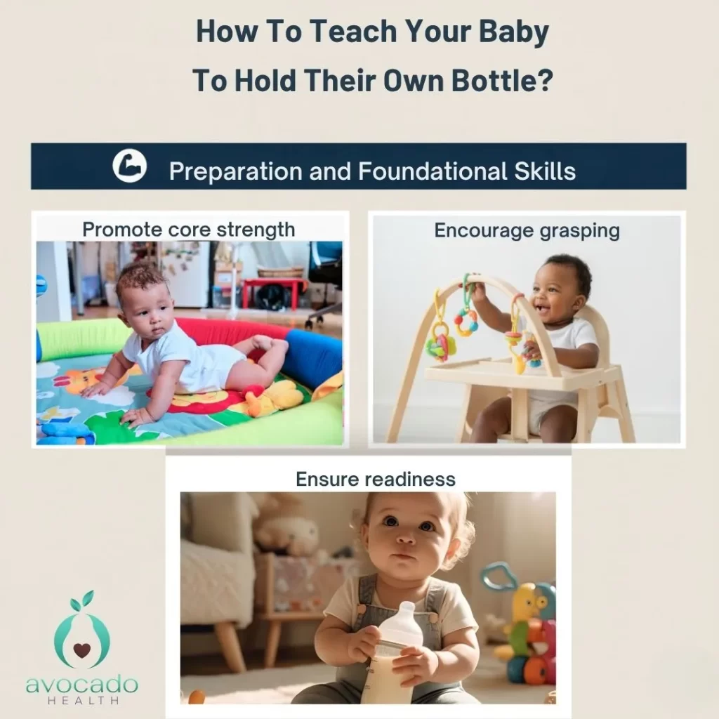 How To Teach Your Baby To Hold Their Own Bottle