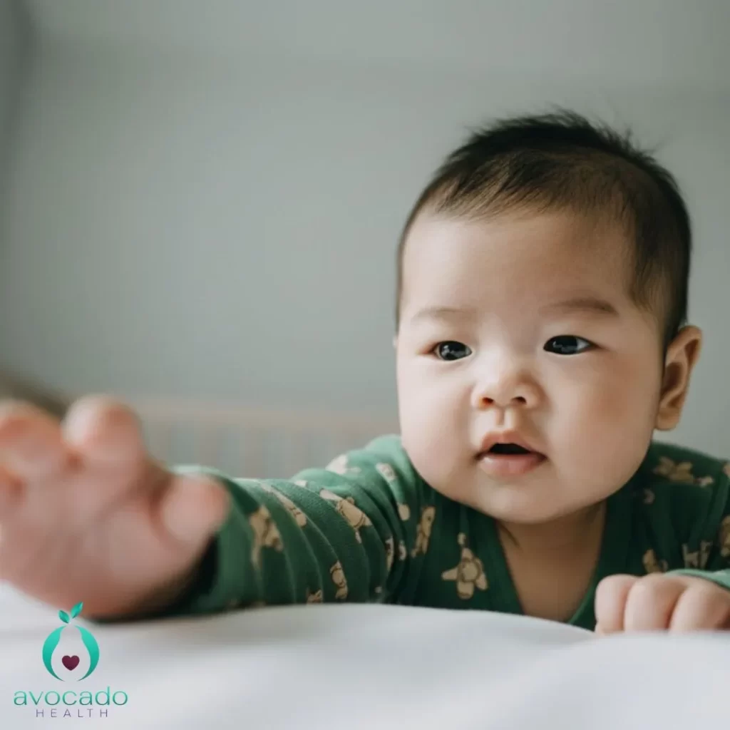 What is a milestone for holding head up