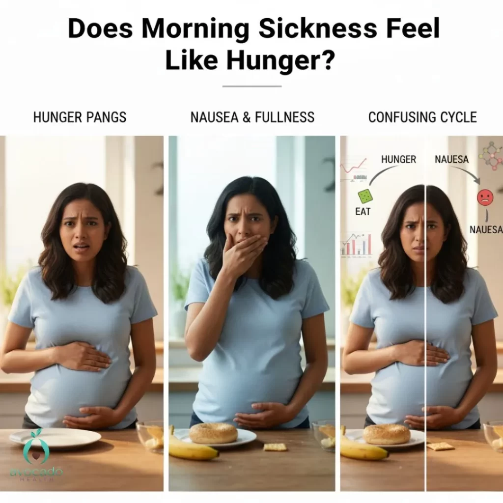 Does morning sickness feel like hunger