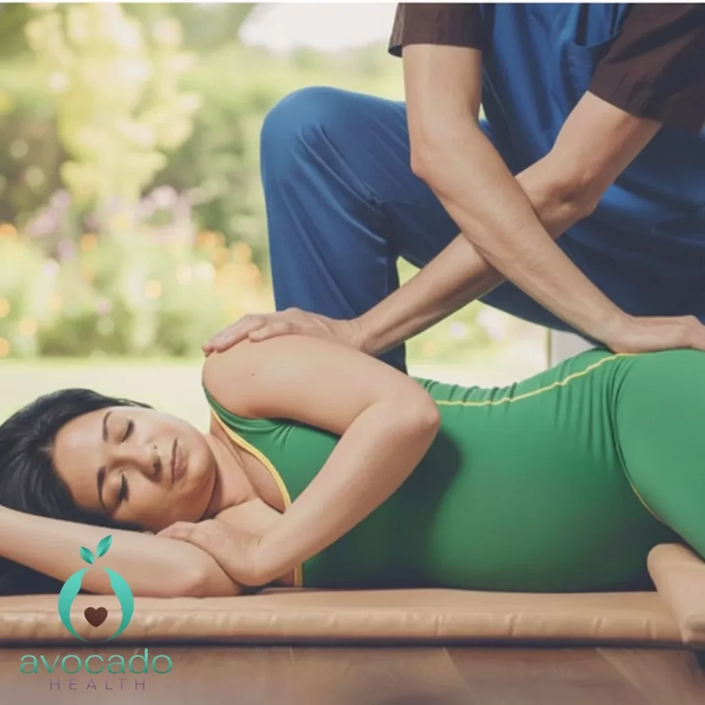 How to massage a pregnant woman's lower back