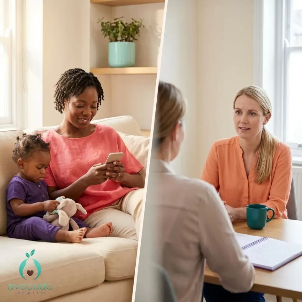 Avocado Health vs traditional parenting coach- Which Is Right for Your Family